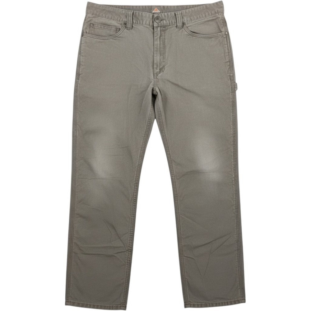 Ridgecut Toughwear Mens 38x32 Gray Canvas Utility Carpenter Work Pants